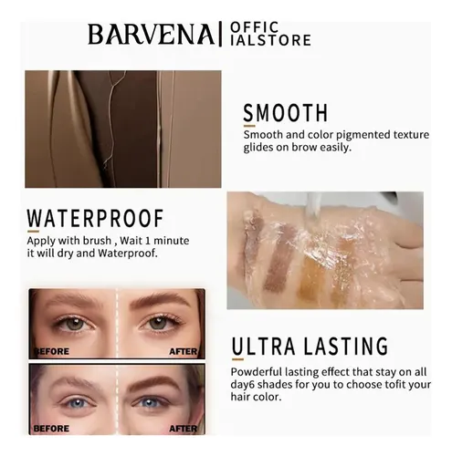 Gel Cejas Larga Duración Tinte Para Ceja Impermeable 24h