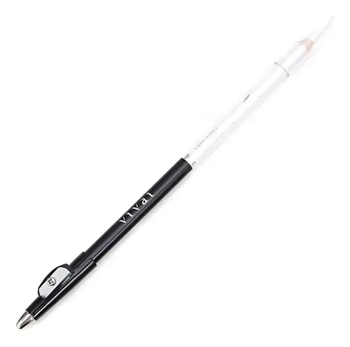 Delineador Lapiz 2 En 1 Blanco Y Negro Vivai Rekabeautyshop