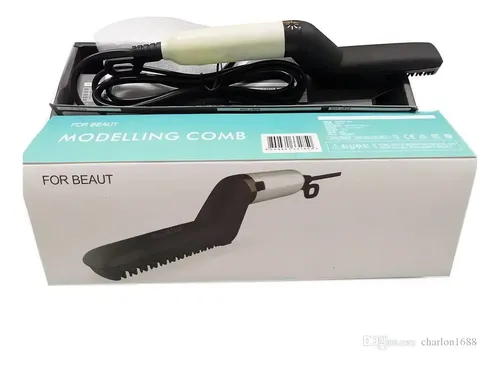 Cepillo Alisador Mozku Modelling Comb Cerámica Blanco Alisa Barba