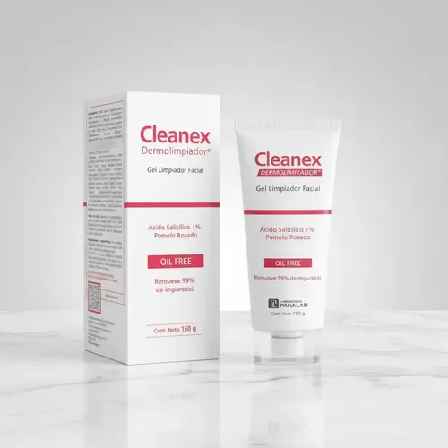 Gel Cleanex Dermolimpiador Facial Piel Grasa Y Mixta 150 Gr