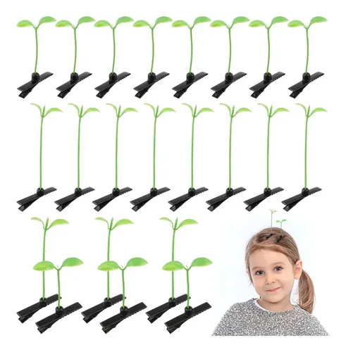 100 Piezas Broches Cabello Planta Para Cabello De Niños