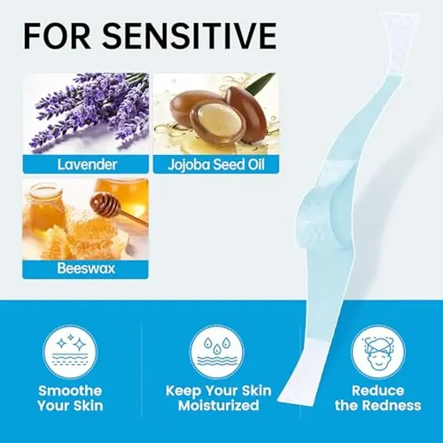 Tiras De Cera Para Cejas Sensibles Beauty7 Para Hombre, Depi