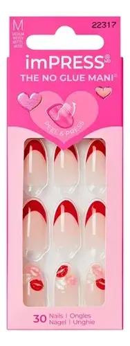 Kiss Impress Uñas Postizas Modelo Lover