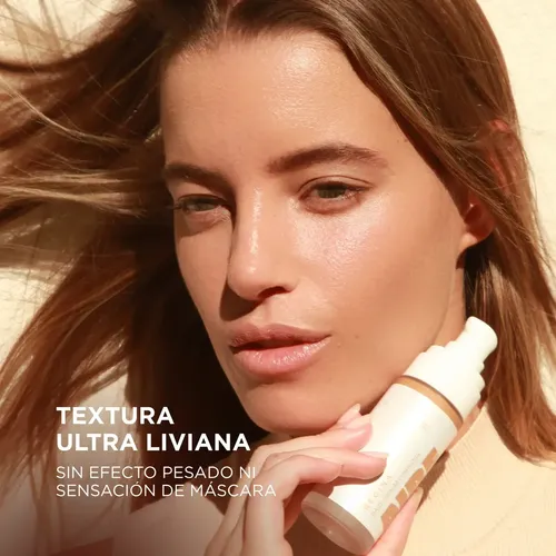 Base De Maquillaje Fluida Regina Aire Serum Niacinamida 30ml 03 Oscuro