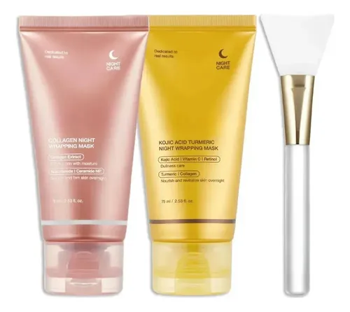 Mascarilla Doble De Colágeno Y Azafrán Viral Glass Glow Cl.