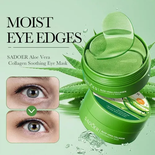 Adhesivo De Colágeno Para Ojos Con Aloe Vera Que Hidrata Y R
