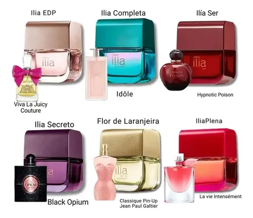 Kit X2 Perfume Natura Ilia Secreto 50 Ml Original Para Mujer