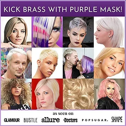 Artnaturals Purple Hair Mask Para Cabello Rubio, Plateado Y.