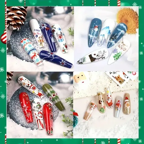 Pegatinas Autoadhesivas Para Uñas Con Bonitos Diseños De Pap F995