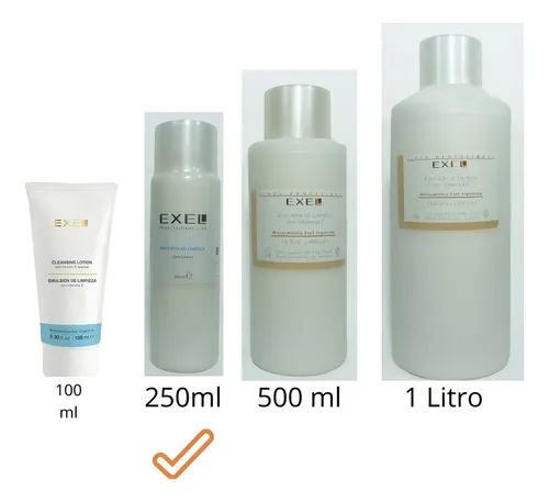 Emulsión De Limpieza Facial Con Vitamina E 250ml Exel