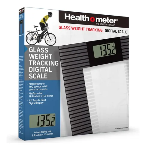 Báscula Digital Health O Meter De Vidrio Con Capacidad De 18