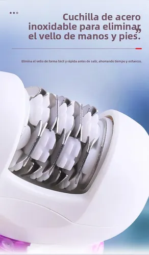 Depiladora Kemei 4 En 1 Luz Led Recargable Usb