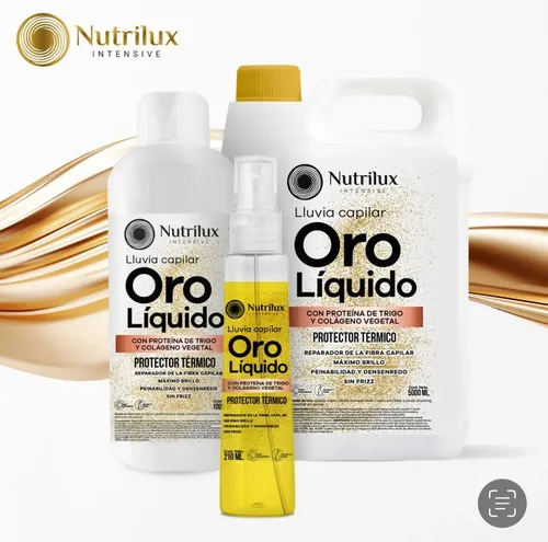 Lluvia Capilar Oro Liquido Protector Termico Nutrilux