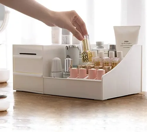 Organizador Exhibidor Cajones Para Cosmetico Maquillaje Baño