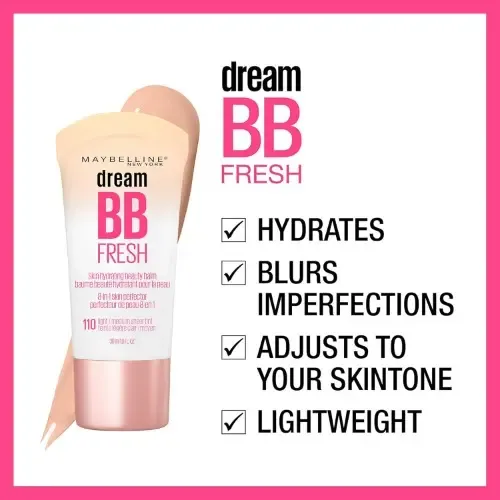 Maybelline Crema Dream Bb Fresh, Para La Piel, 8 En 1. Fp 30