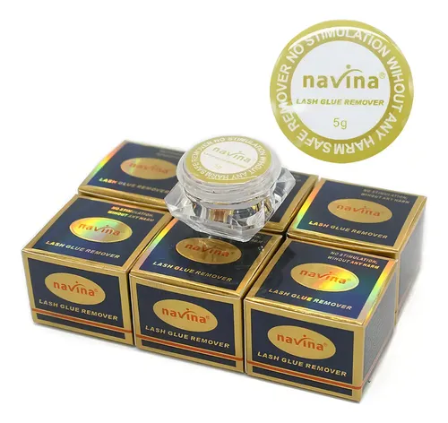 Removedor Navina Pestañas 5g Extensiónes Fcnailsinsumos Blanco