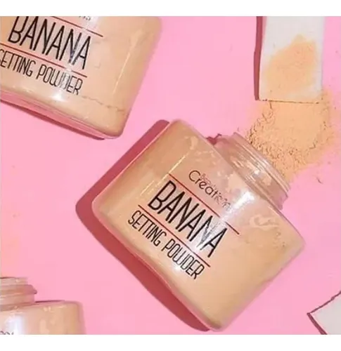 Polvo Suelto Fijador Beauty Creations Banana 40g Acabado