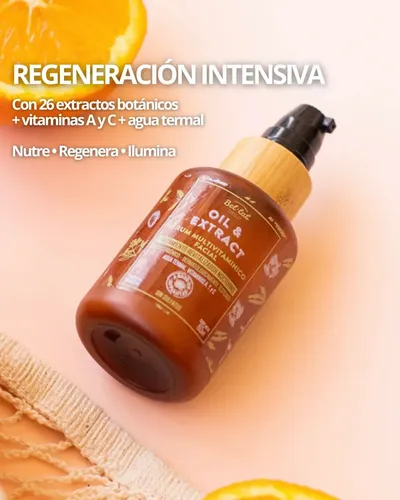 Serum Facial Vitamina C Bel Lab Antiedad Antioxidante con Vitaminas A y E, Agua Termal y Extractos Naturales 60 ml