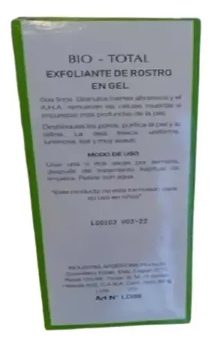 Gel Exfoliante Facial Artez Westerley Bio Total para Todo Tipo de Piel 50ml