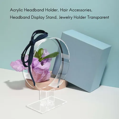 Soporte De Diadema De Acrílico, Accesorios Para El Cabello