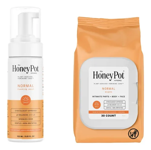 Paquete De Higiene Femenina The Honey Pot Con Lavado Y