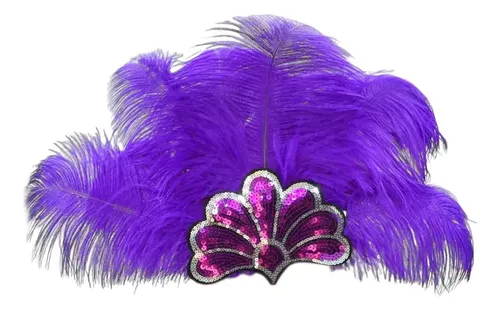 Tocado De Plumas Para Vestir La Cabeza, Accesorio Para Mujer