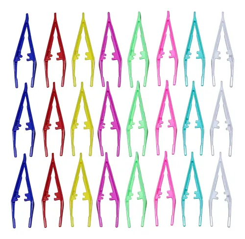 Pinza De Cejas Desechable, Pestañas Postizas, 24