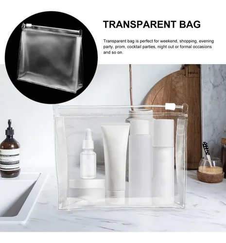 10 Bolsas Transparentes Airline Para Viajes