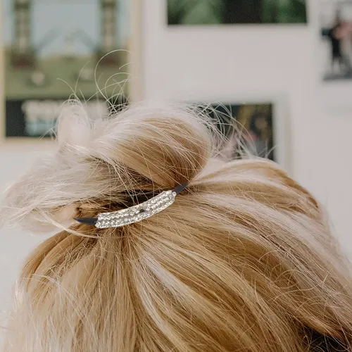 24 Cintas Para El Pelo Con Diamantes De Imitación Bandas Elá