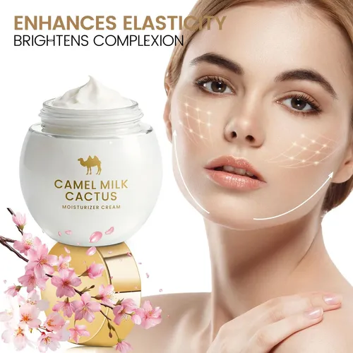Crema Nocturna Hidratante Aoao Con Leche De Camello Y Cactus