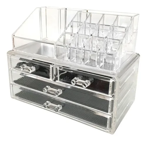 Organizador De Maquillaje/oficina Acrílico Transparente.