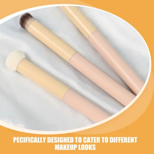 Aplicadores De Maquillaje Con Mango De Aluminio 3 Piezas