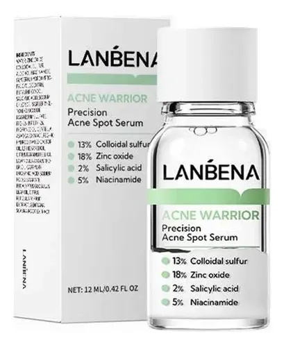 Lanbena Loción Secadora De Espinillas Y Acné Pimple Warrior Momento De Aplicación Noche Tipo De Piel Grasa