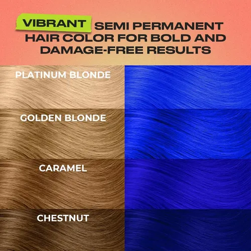 Tinte Para El Cabello Inh Azurite Blue Semipermanente 170 Ml