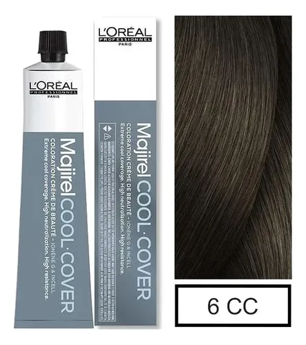 Tintura L´Oréal Profesional Majirel Cool Cover 50gr Cabello Tono 6
