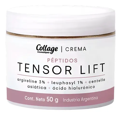 Crema Péptidos Tensor Lift Argireline3% Hialurónico Collage