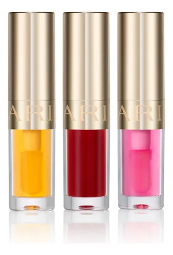 Brillo Labial Hidratante Clarins Lip Comfort Oil Set, 3 Unid