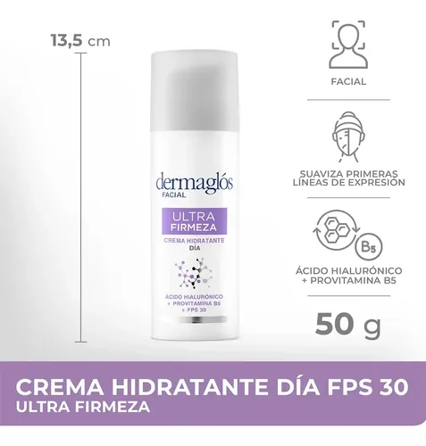 Dermaglós Facial Ultra Firmeza Crema Hidratante Fps30 Día