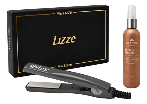 Mini Alisadora Lizze Plancha Pelo Portátil Uso Diario Viaje Protector Térmico La Puissance X 100 Ml