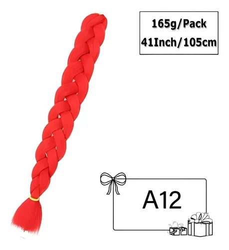 Extensiones Pelo Kanekalon Termico Jumbo Trenzas 1m 165g