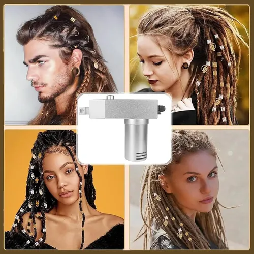 Máquina Eléctrica Portátil Para Dreadlocks Crochet