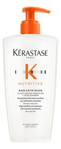 Kérastase Bain Satin Riche 500ml Shampoo Nutritivo Pelo Seco