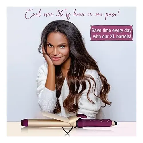 Mr Goddess Xl Curling Iron Wand La Mejor Y Más Larga Plancha