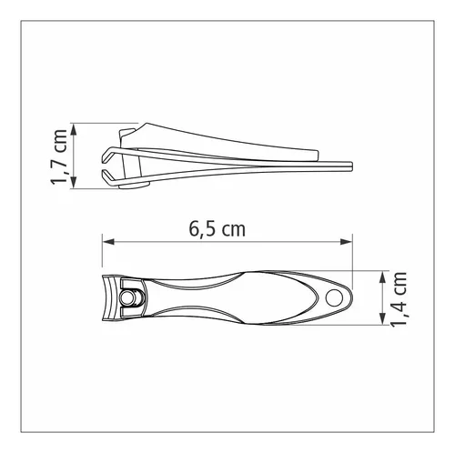 Alicate Cortaúñas Tramontina De Acero Inox Y Zamak