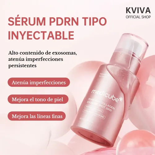 Medicube Suero Reafirmante Pdrn Colágeno Exosoma 7500 30ml