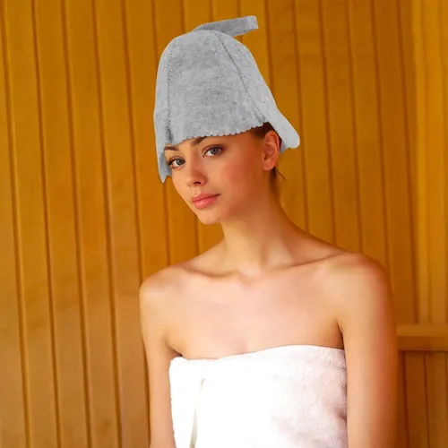 Sombreros Sauna De Fieltro 4pcs Para Vapor O Baño Seco