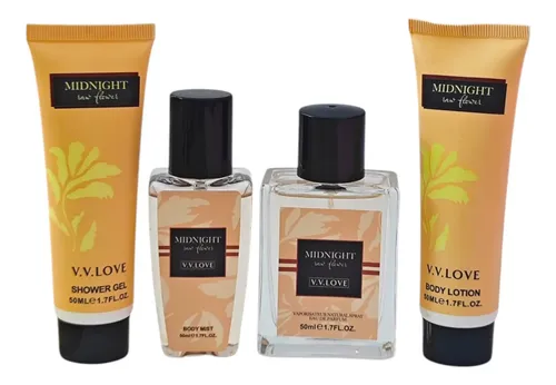 Set Perfumes Shower Body Lotion Mujer Eau De Parfum 50ml X4