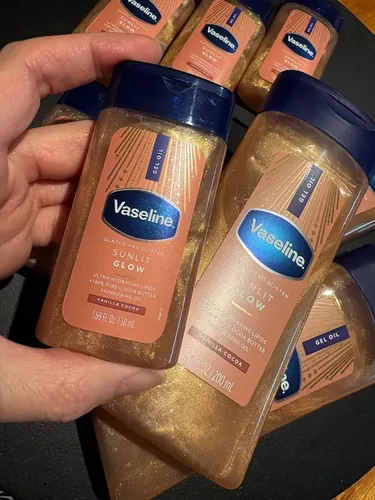 Vaseline Cocoa Body Oil Shimmer 50 Ml Tamaño Viajero Vainilla Cocoa