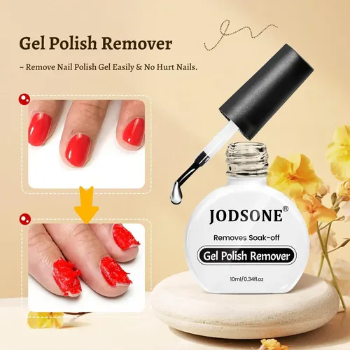 Set De Removedor De Gel Para Uñas Jodsone 3pcs 10ml