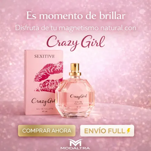 Perfume Femenino Con Feromonas Crazy Girl Sexitive